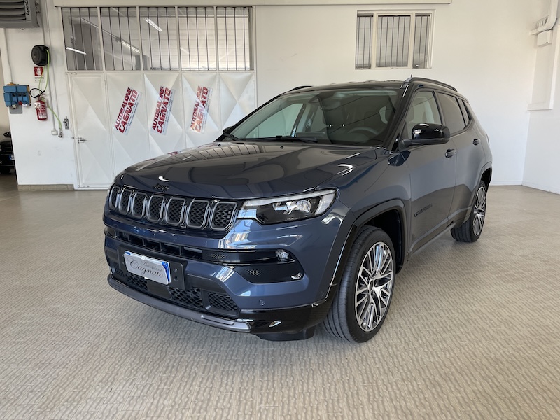 Jeep Compass 1.5 turbo mhev DCT 130cv Summit Bicolor Cerchi19-Pelle - immagine 3